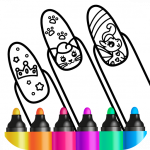 Kids Coloring Games for Girls Apk Mod 6.4.0 Unlimited Money